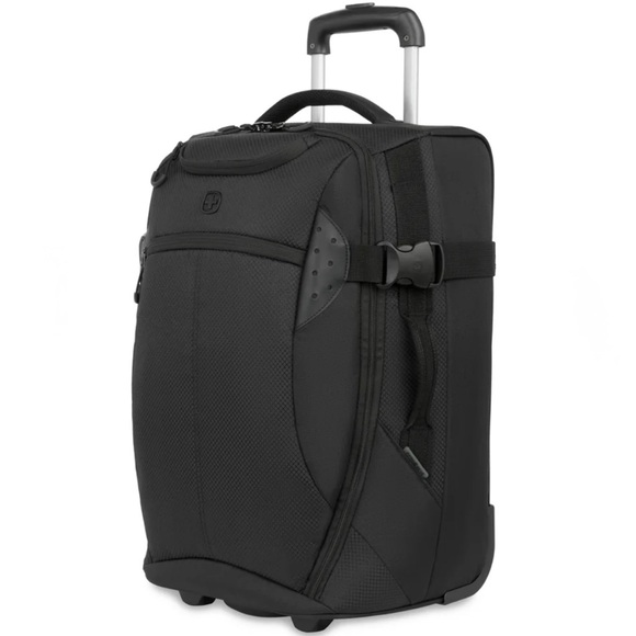 New! SwissGear Softside Black Travel Luggage Carry-On